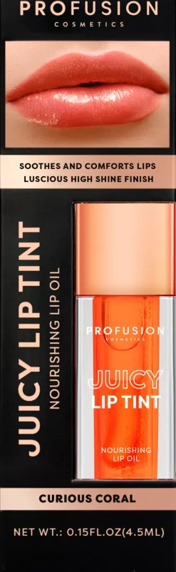 Profusion Cosmetics Huulimeikit<Juicy Lip Tint Nourishing Lip Oil huuliöljy 4,5 ml