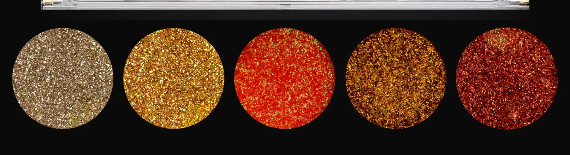 Profusion Cosmetics Silmämeikit<viiden sävyn glitterpaletti Topaz Gems
