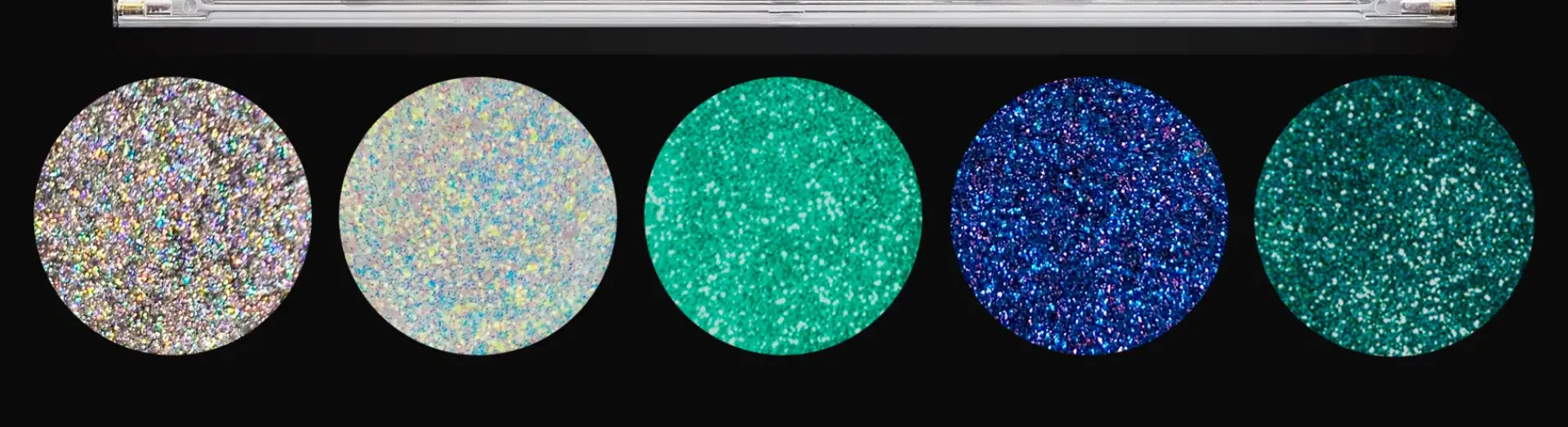 Profusion Cosmetics Silmämeikit<viiden sävyn glitterpaletti Aqua Gems