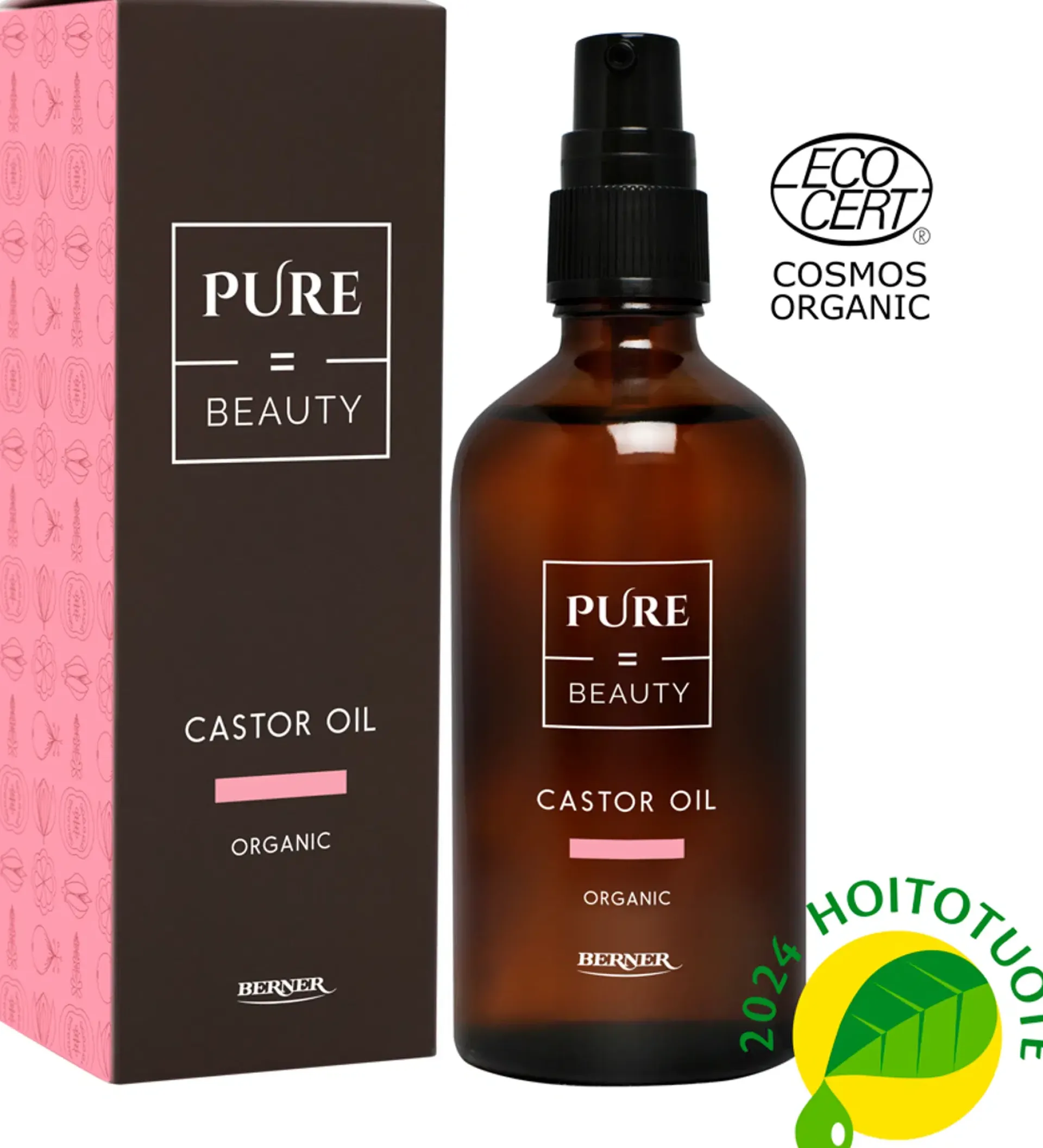 Pure=Beauty Ihonhoito|Kasvojenhoito<Castor Oil risiiniöljy 100 ml