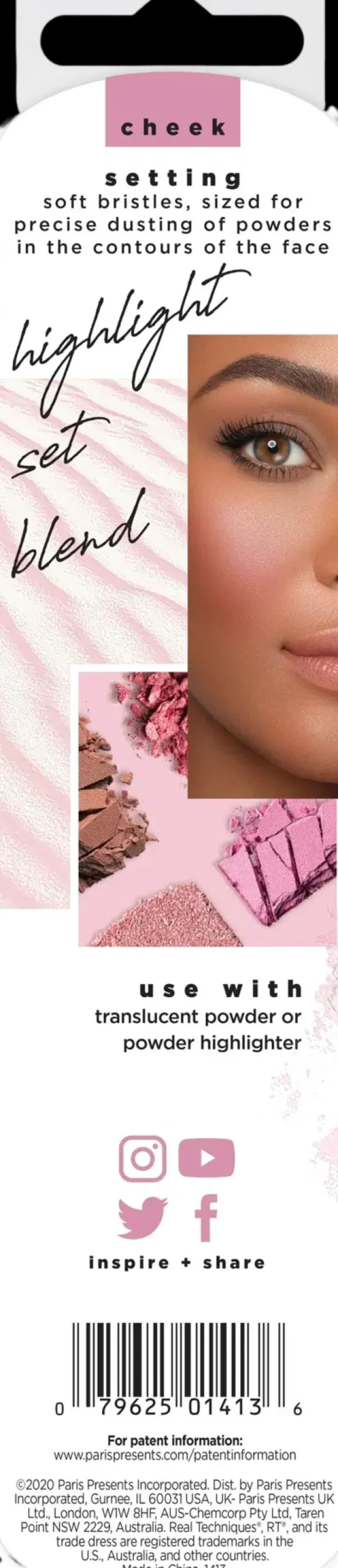 Real Techniques Meikkisiveltimet Ja -Välineet<Setting Brush - pieni puuteri- ja korostusivellin