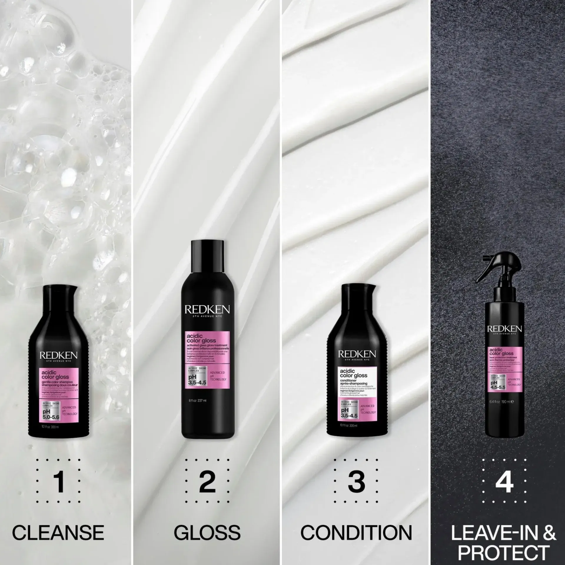 Redken Shampoot<Acidic Color Gloss Shampoo 300 ml
