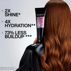 Redken Hiustenhoito<Acidic Color Gloss 1-min Liquid Shine Mask hiusnaamio 250ml. Tehokasta kiiltoa ja kosteutusta antava hiusnaamio .