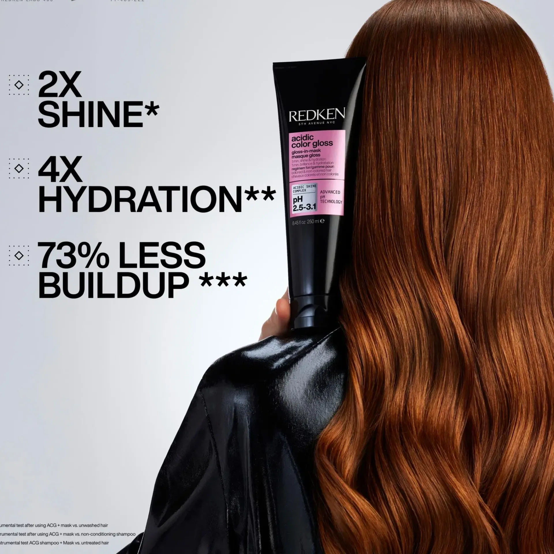 Redken Hiustenhoito<Acidic Color Gloss 1-min Liquid Shine Mask hiusnaamio 250ml. Tehokasta kiiltoa ja kosteutusta antava hiusnaamio .