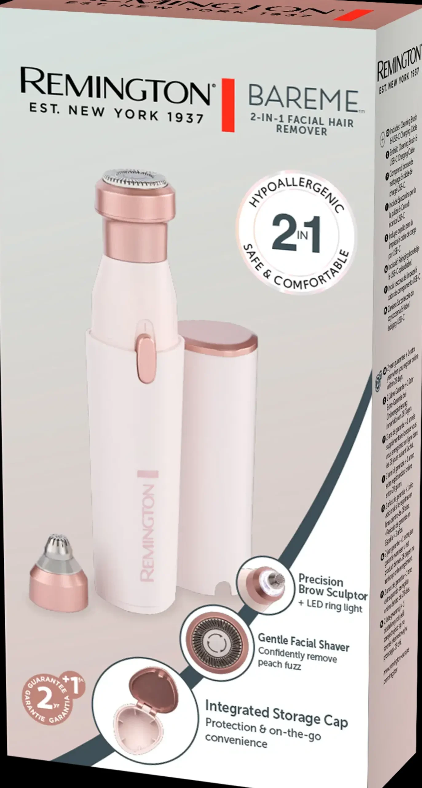 Remington Karvanpoisto<BareMe™ 2-in-1 ihokarvanpoistolaite WFS200
