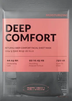 Returnu Korealainen Ihonhoito|Kasvojenhoito<Deep Comfort Facial Sheet Mask 25 g