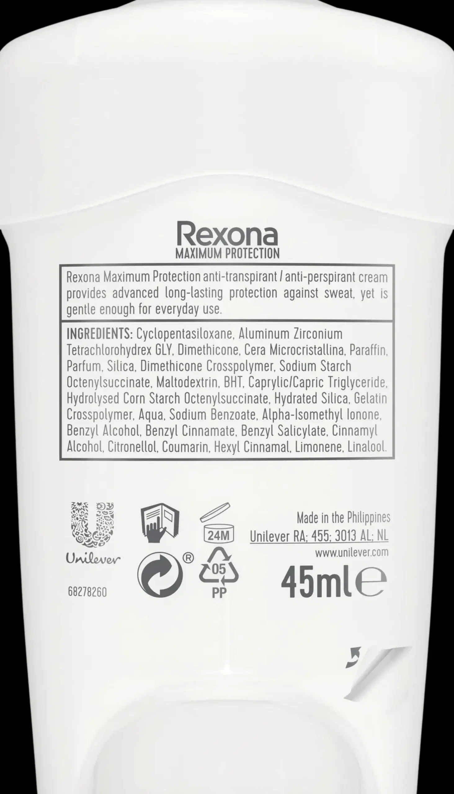 Rexona Vartalonhoito<45ml Maximum Protection Stress Control deodorantti