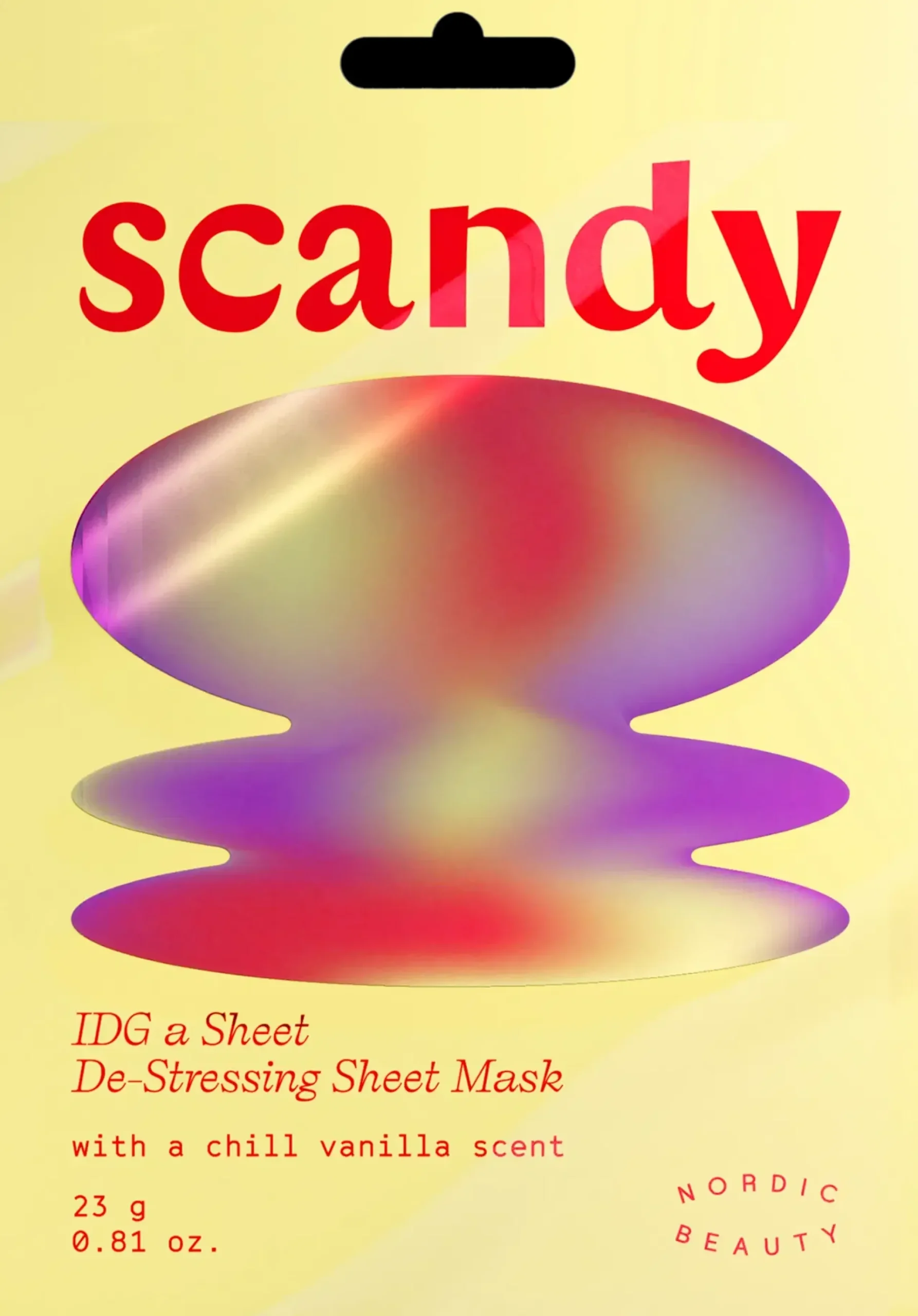 Scandy Kasvojenhoito<IDG a Sheet De-Stressing Sheet Mask kasvonaamio 1 kpl