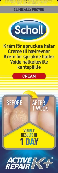 Scholl Jalkojenhoito<Active Repair K+ Voide halkeileville kantapäille 60 ml