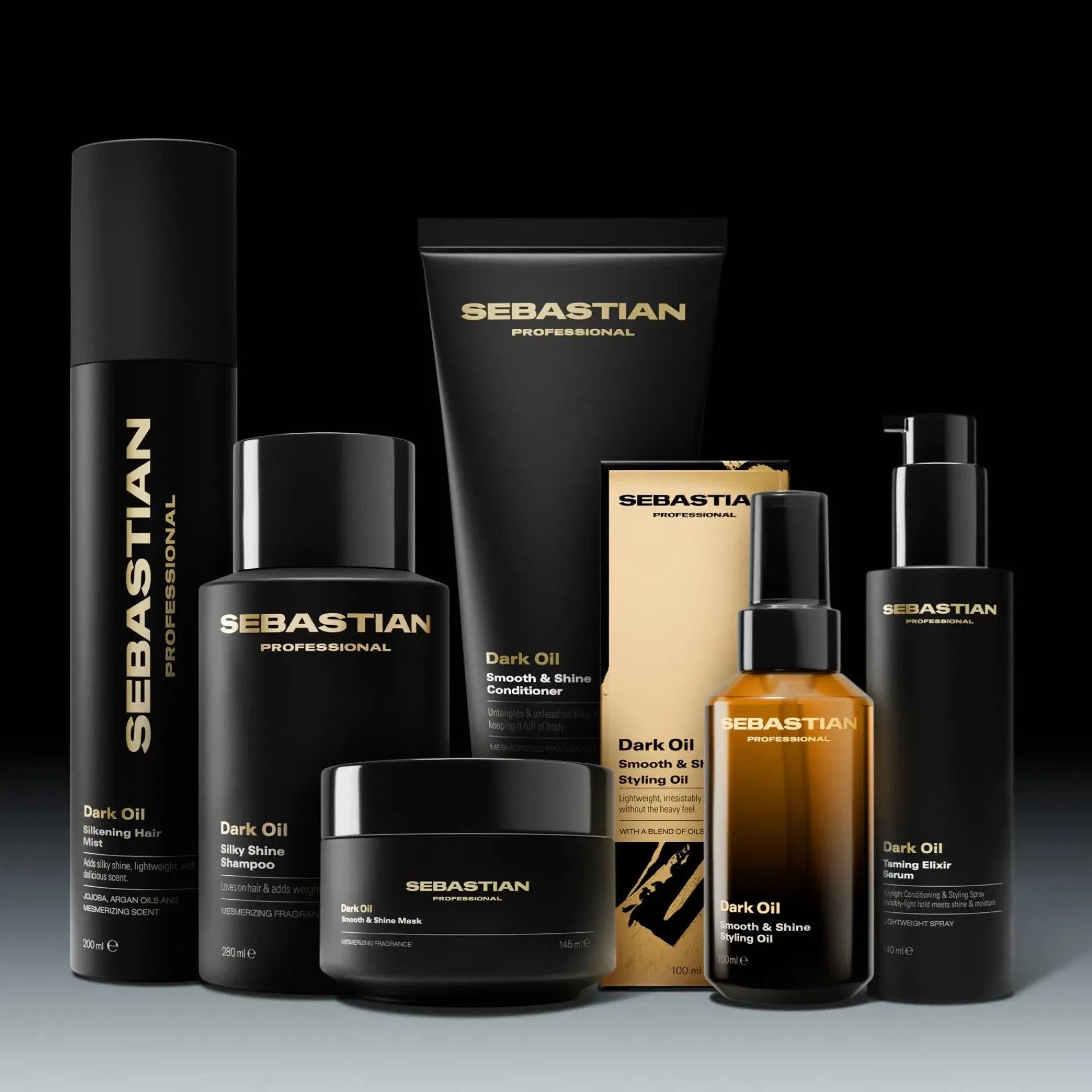 Sebastian Professional Hiustenhoito|Kampaamotuotteet<DarkOil Smooth and Shine Styling Oil 100ml