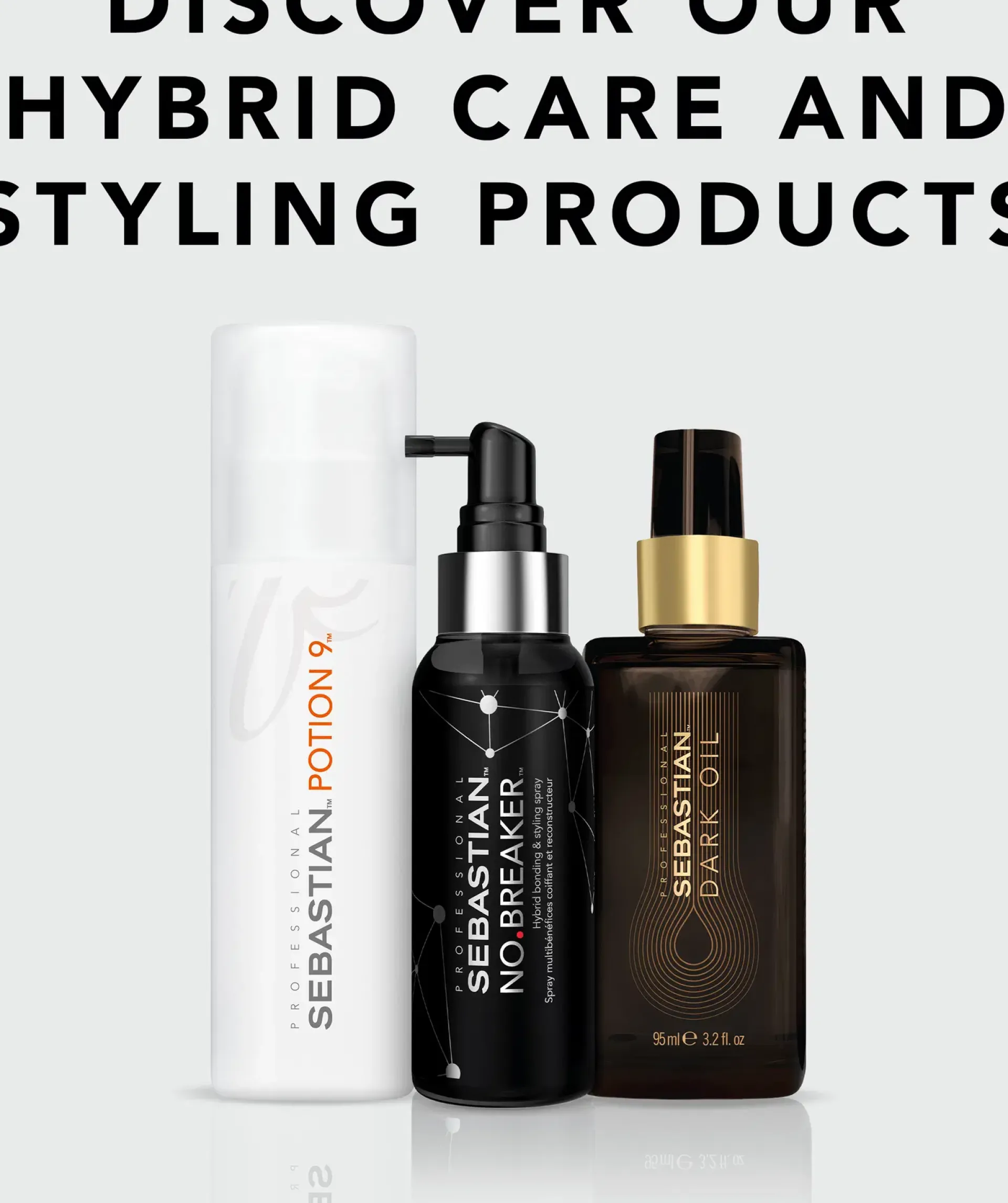 Sebastian Professional Hiustenhoito|Kampaamotuotteet<No.Breaker Hybrid bonding & styling spray hybridimuotoilusuihke 100 ml