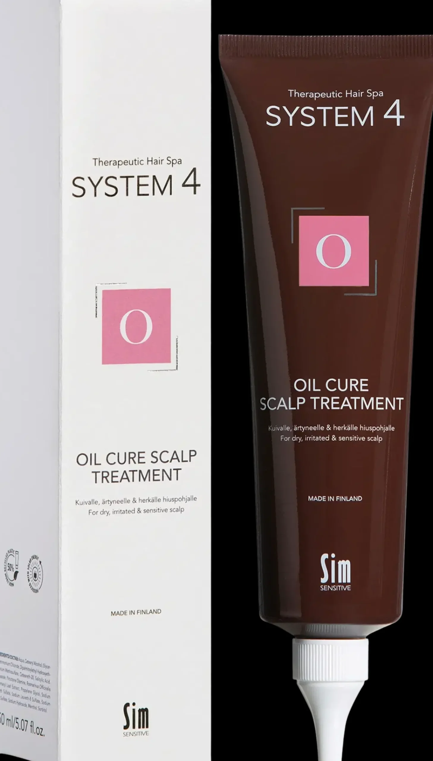System 4 Hajusteettomat Hiustuotteet|Hiustenhoito<Sim Sensitive System4, O Oil Cure Scalp Treatment hiuspohjan hoitonaamio 150 ml