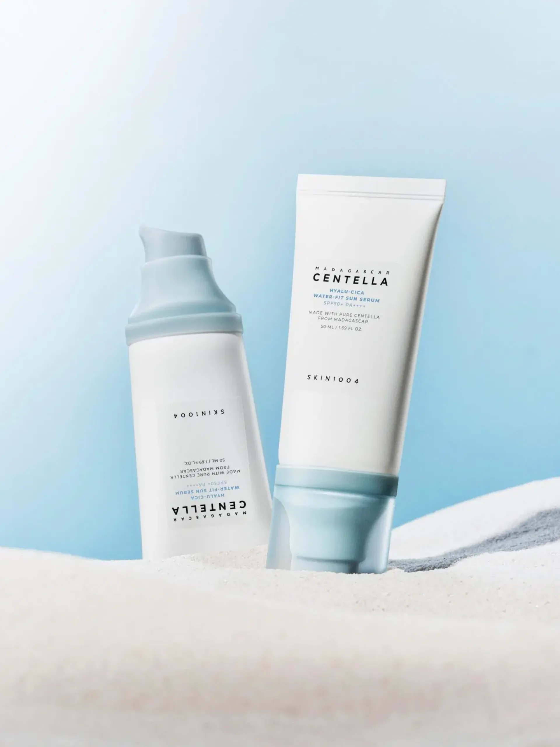 SKIN1004 Aurinkotuotteet<Madagascar Centella Hyalu-Cica Water-Fit Sun Serum SPF50+ aurinkosuojavoide 50 ml