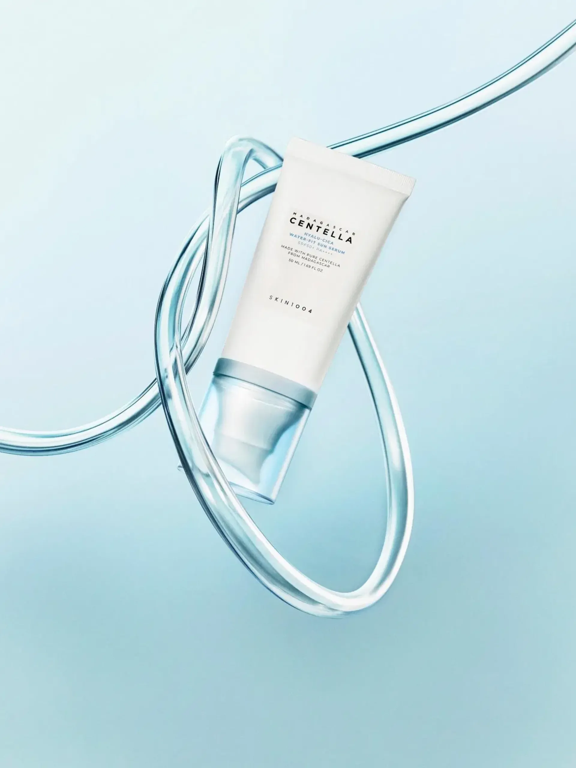 SKIN1004 Aurinkotuotteet<Madagascar Centella Hyalu-Cica Water-Fit Sun Serum SPF50+ aurinkosuojavoide 50 ml