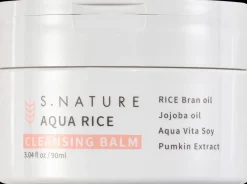 S.NATURE Kasvojenhoito<AQUA RICE CLEANSING BALM -puhdistusbalmi 90ml
