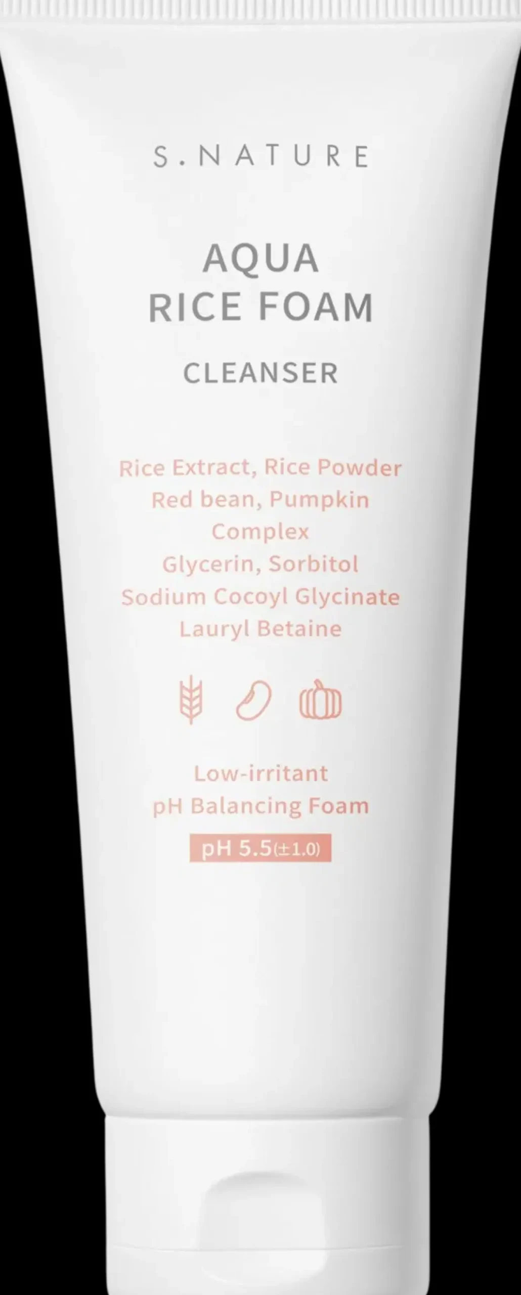 S.NATURE Kasvojenhoito<AQUA RICE FOAM CLEANSER -puhdistusvaahto 160ml