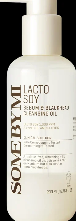 Some By Mi Korealainen Ihonhoito|Kasvojenhoito<Lactosoy sebum & blackhead cleansing oil-puhdistusöljy 200ml