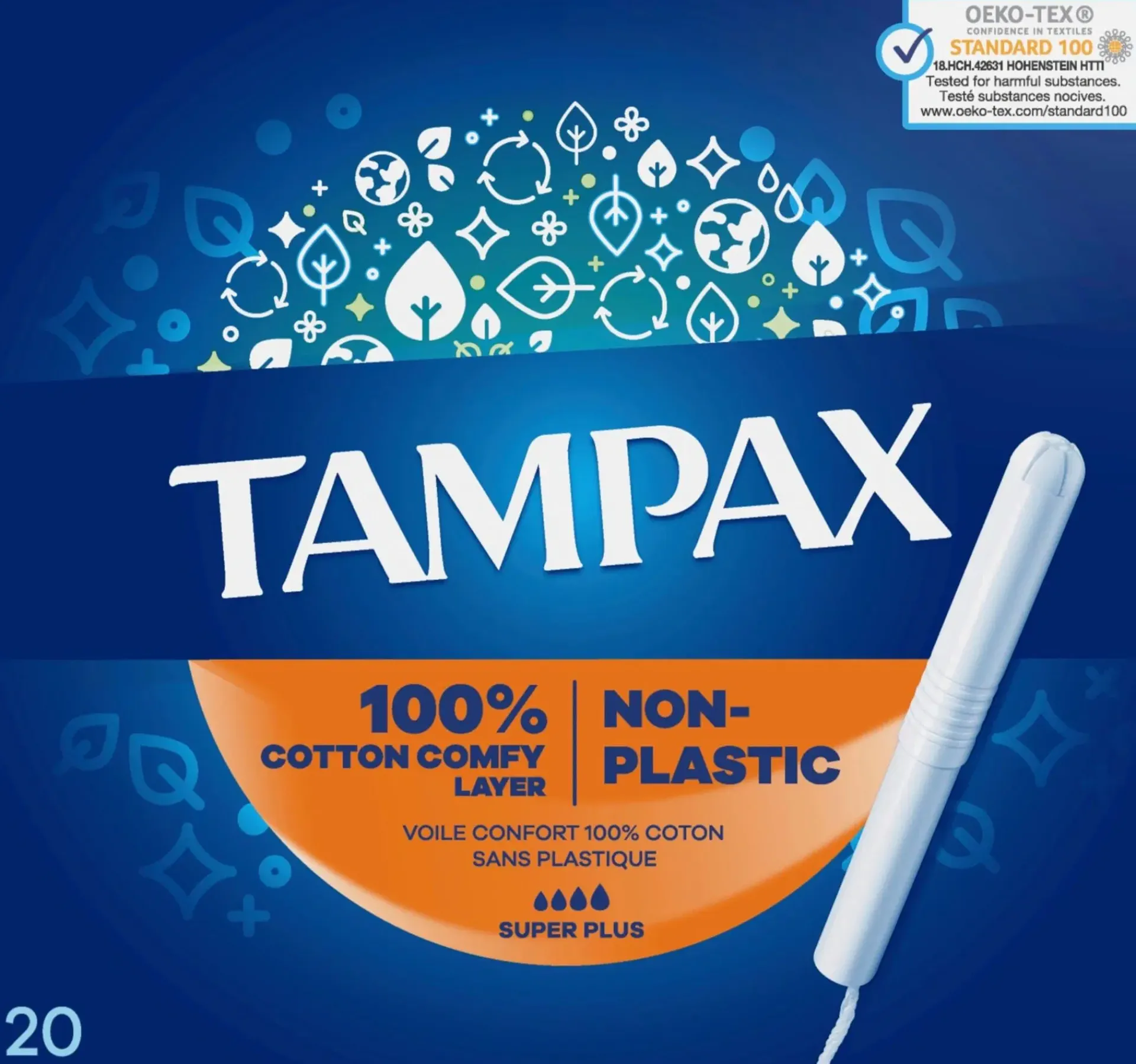 Tampax Kuukautiset Ja Intiimihygienia<tamponi Super Plus 20kpl