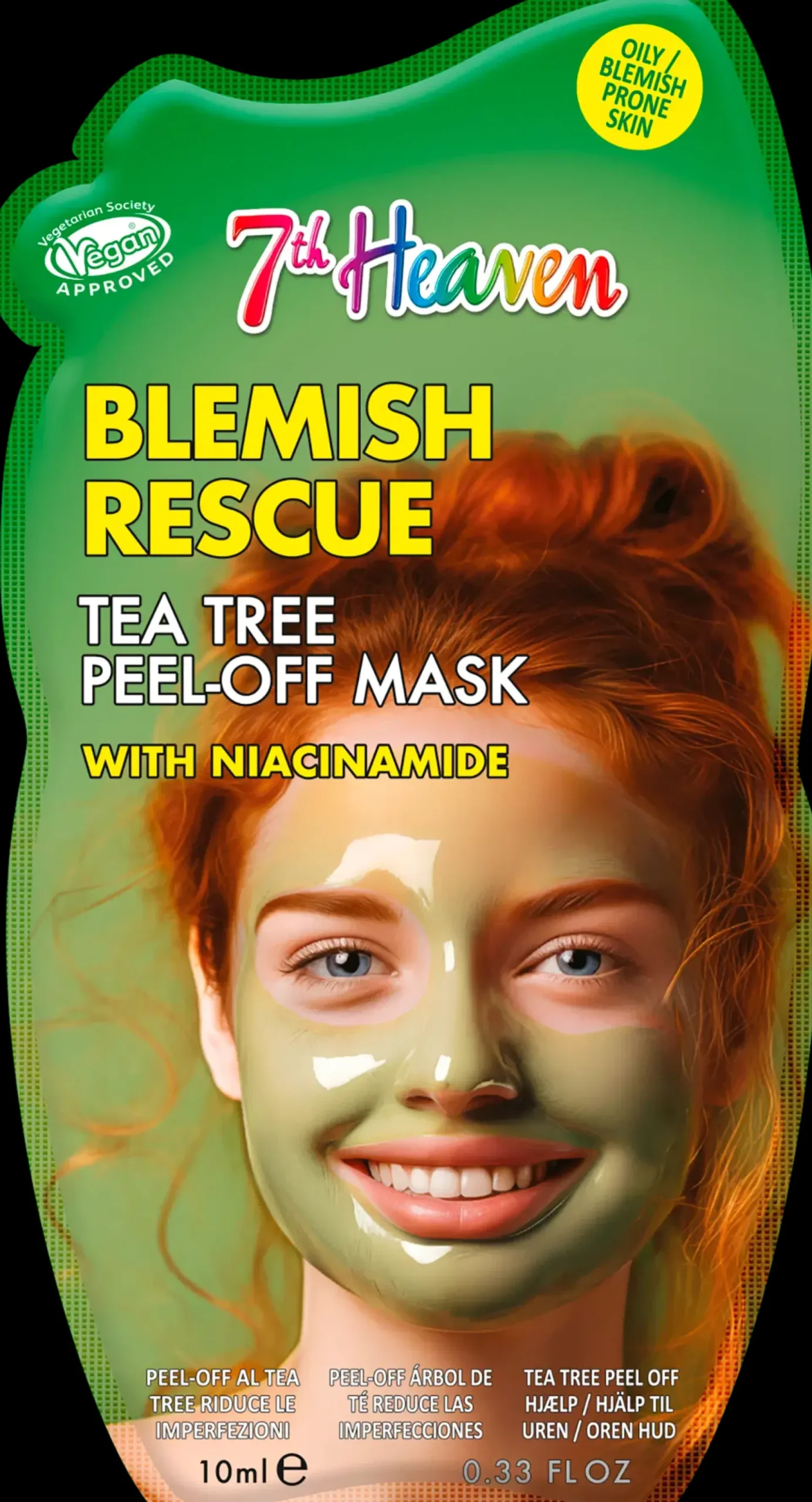 7th Heaven Kasvojenhoito<Tea Tree Peel-Off Niasiiniamidilla 10ml