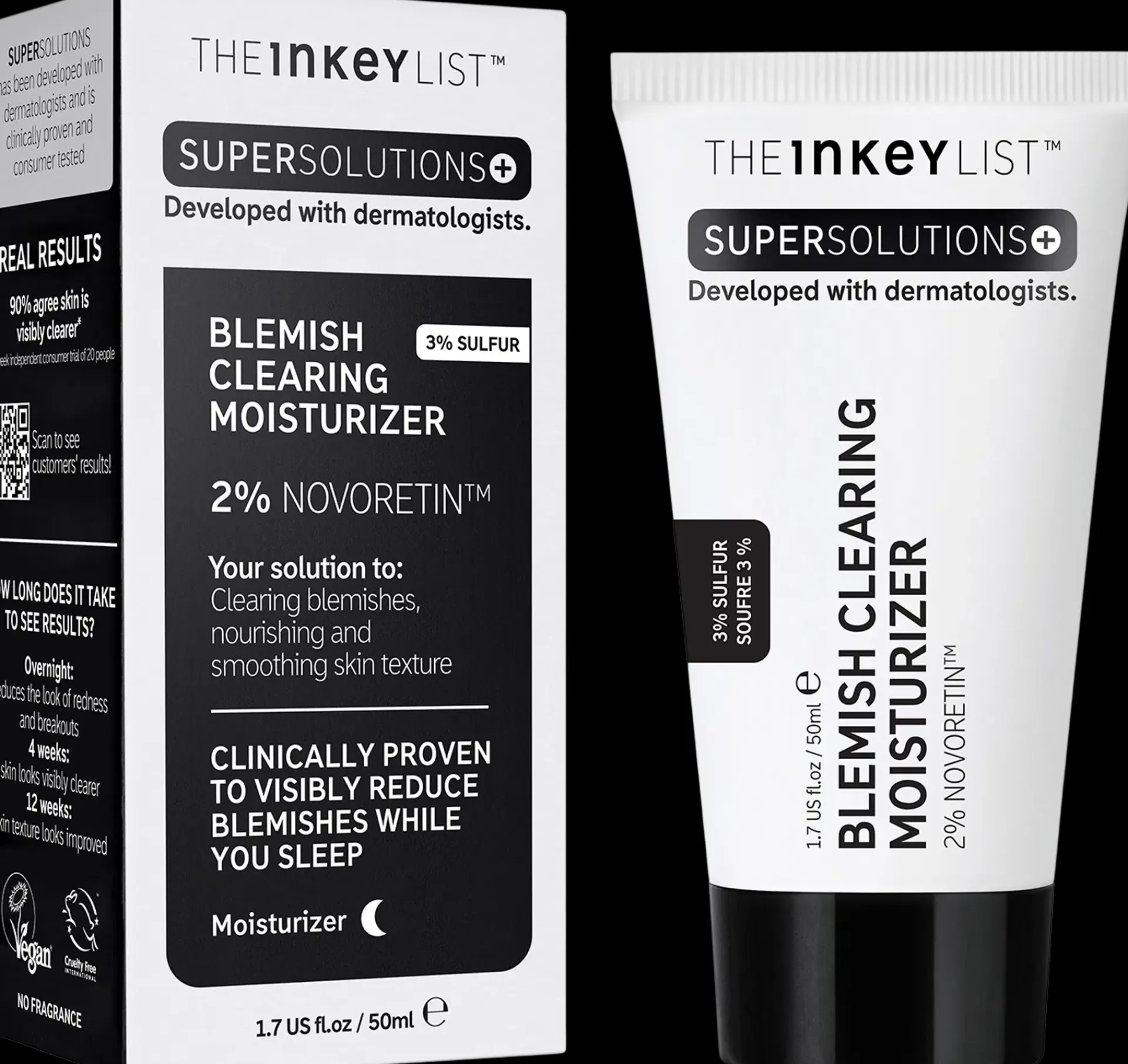 The INKEY List Kasvojenhoito<Blemish Clearing Moisturizer 2% Novoretin