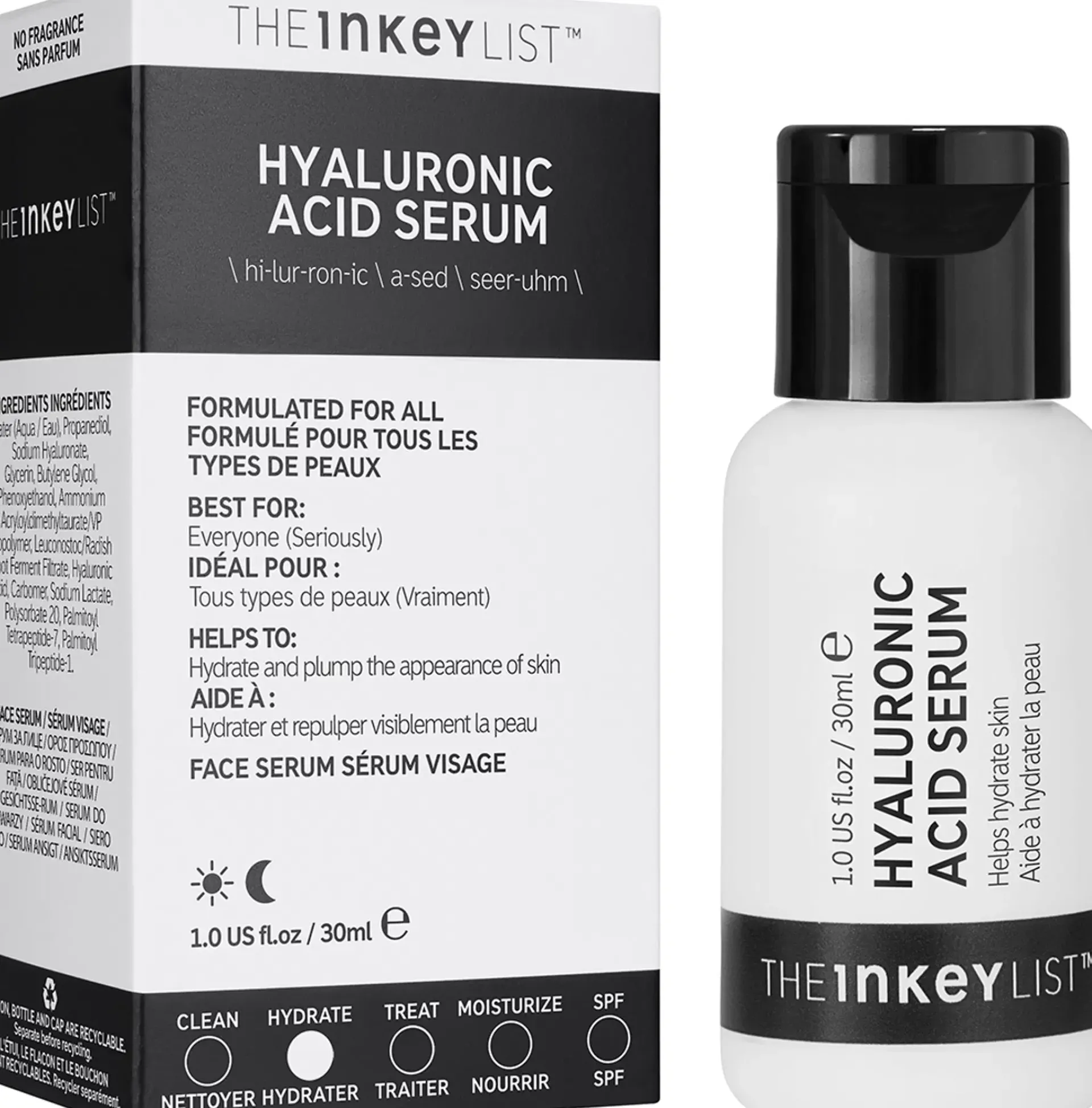 The INKEY List Ihonhoito|Kasvojenhoito<Hyaluronic Acid Serum 30 ml