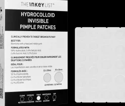 The INKEY List Kasvojenhoito<Hydrocolloid Invisible Pimple Patches näppylaastarit 22 kpl
