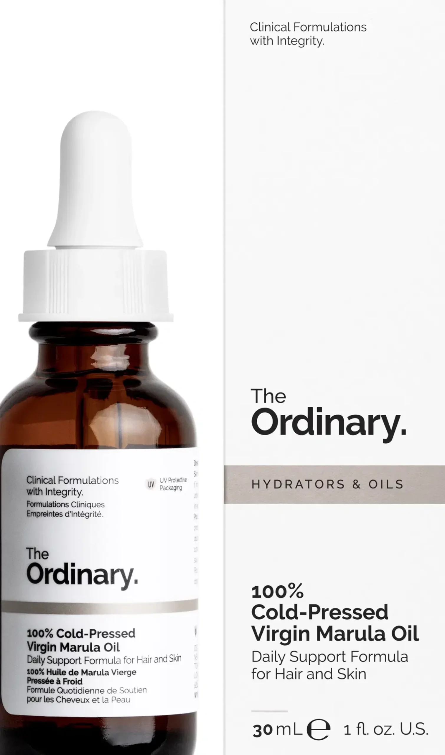 The Ordinary Kasvojenhoito<100% Cold-Pressed Virgin Marula Oil hoitoöljy 30 ml