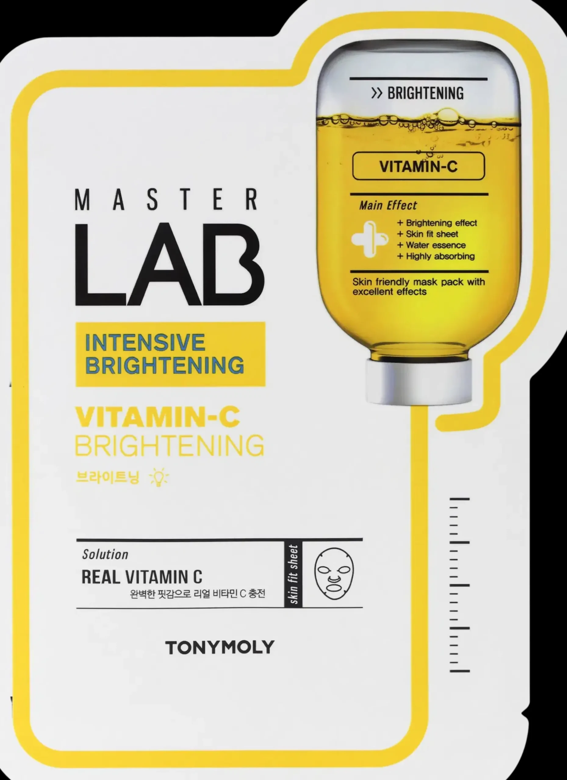 TONYMOLY Korealainen Ihonhoito|Ihonhoidon Tehoaineet<Master Lab Sheet Mask Vitamin C