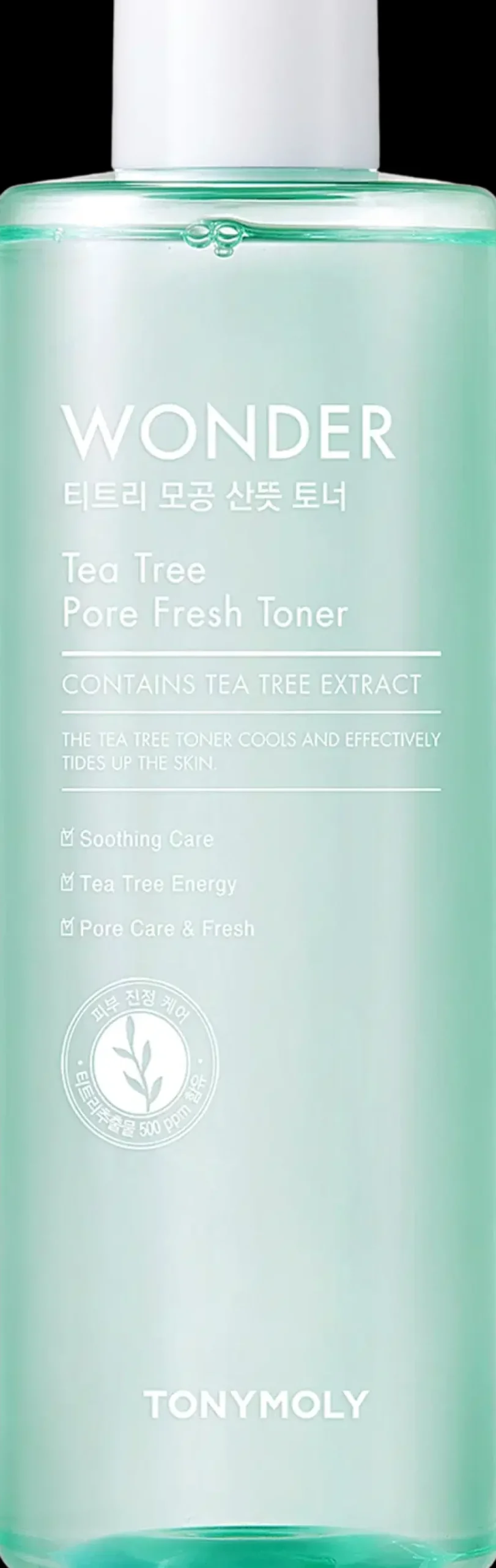 TONYMOLY Korealainen Ihonhoito|Kasvojenhoito<Wonder Tea Tree Pore Fresh Toner kasvovesi 500ml
