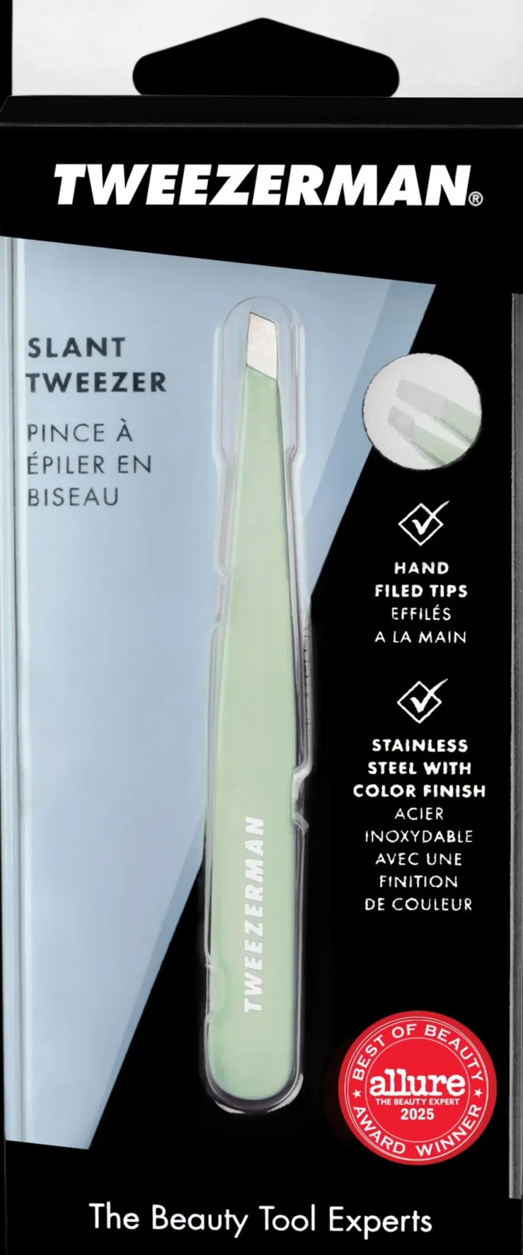 Tweezerman Meikkisiveltimet Ja -Välineet<Slant Tweezer Pistachio 1pcs