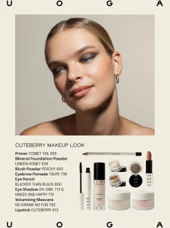 Uoga Uoga Meikit|Silmämeikit<Mineral Eye Shadow with Amber mineraaliluomiväri 1 g