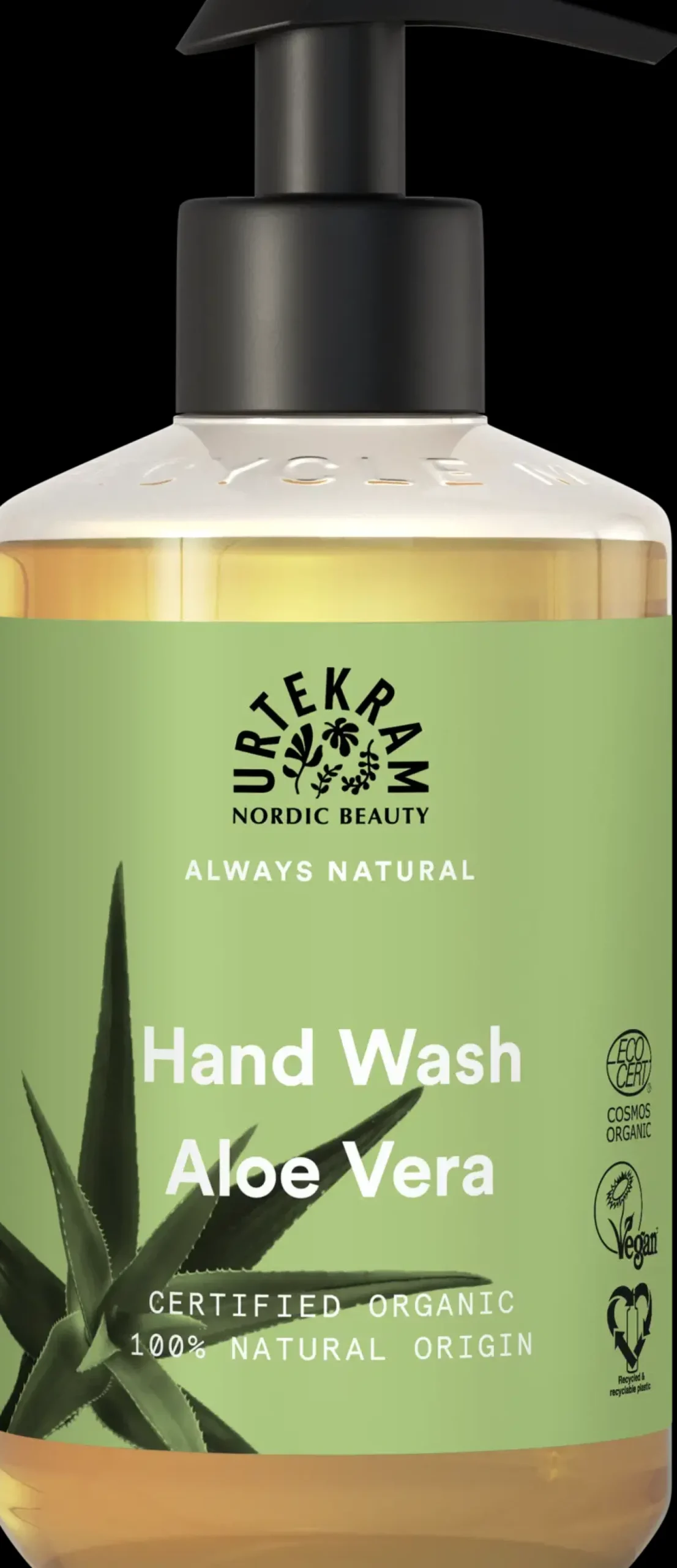 Urtekram Ihonhoito|Käsienhoito<Aloe Vera Nestesaippua 300ml