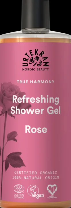 Urtekram Vartalonhoito<Rose suihkusaippua 500ml