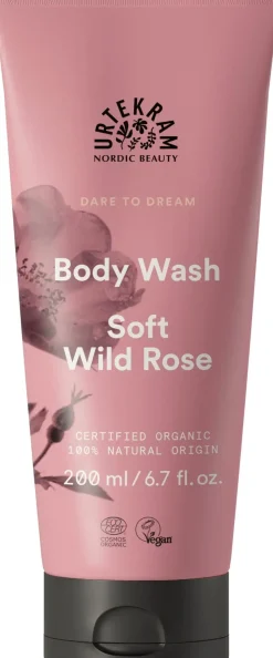 Urtekram Ihonhoito|Vartalonhoito<Soft Wild Rose Suihkusaippua 200ml