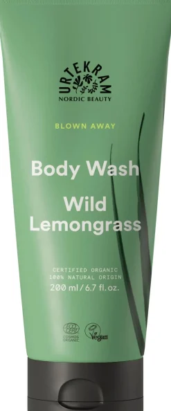 Urtekram Ihonhoito|Vartalonhoito<Wild Lemongrass Suihkusaippua 200 ml