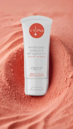 V10 Plus Aurinkotuotteet<Sun Block SPF 50/PA++++ fysikaalinen aurinkosuoja 30 ml