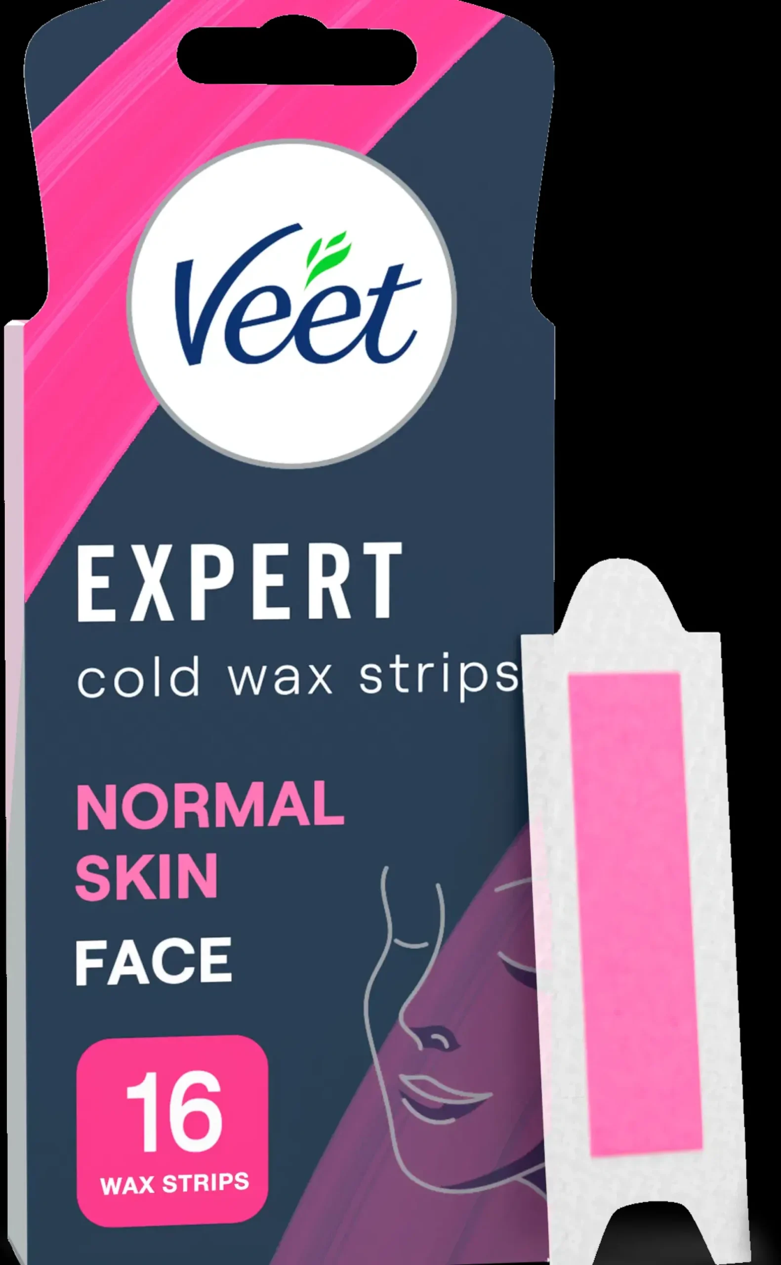 Veet Karvanpoisto<Expert Kylmävahaliuskat Kasvot 16kpl