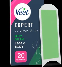 Veet Karvanpoisto<Expert Kylmävahaliuskat Vartalo&jalat kuivalle iholle 20 kpl