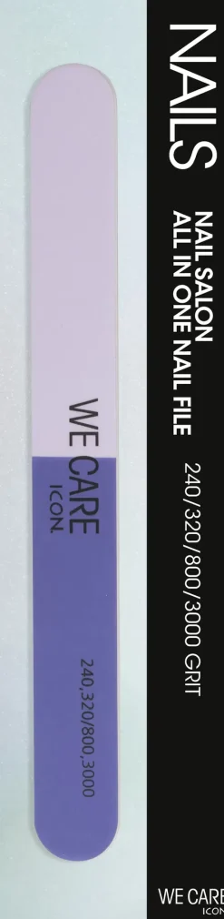 WE CARE ICON. Kynsimeikit Ja Kynsienhoito<All in 1 Nail File120/180/240/320 grit kynsiviila