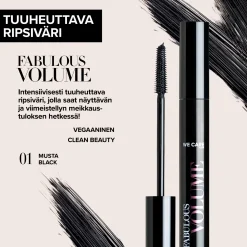 WE CARE ICON. Silmämeikit<Fabulous Volume ripsiväri musta 10 ml