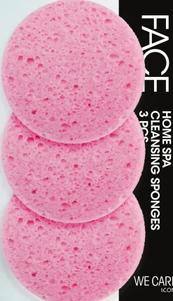 WE CARE ICON. Kasvojenhoito<Home Spa Cleansing Sponges puhdistussieni 3 kpl