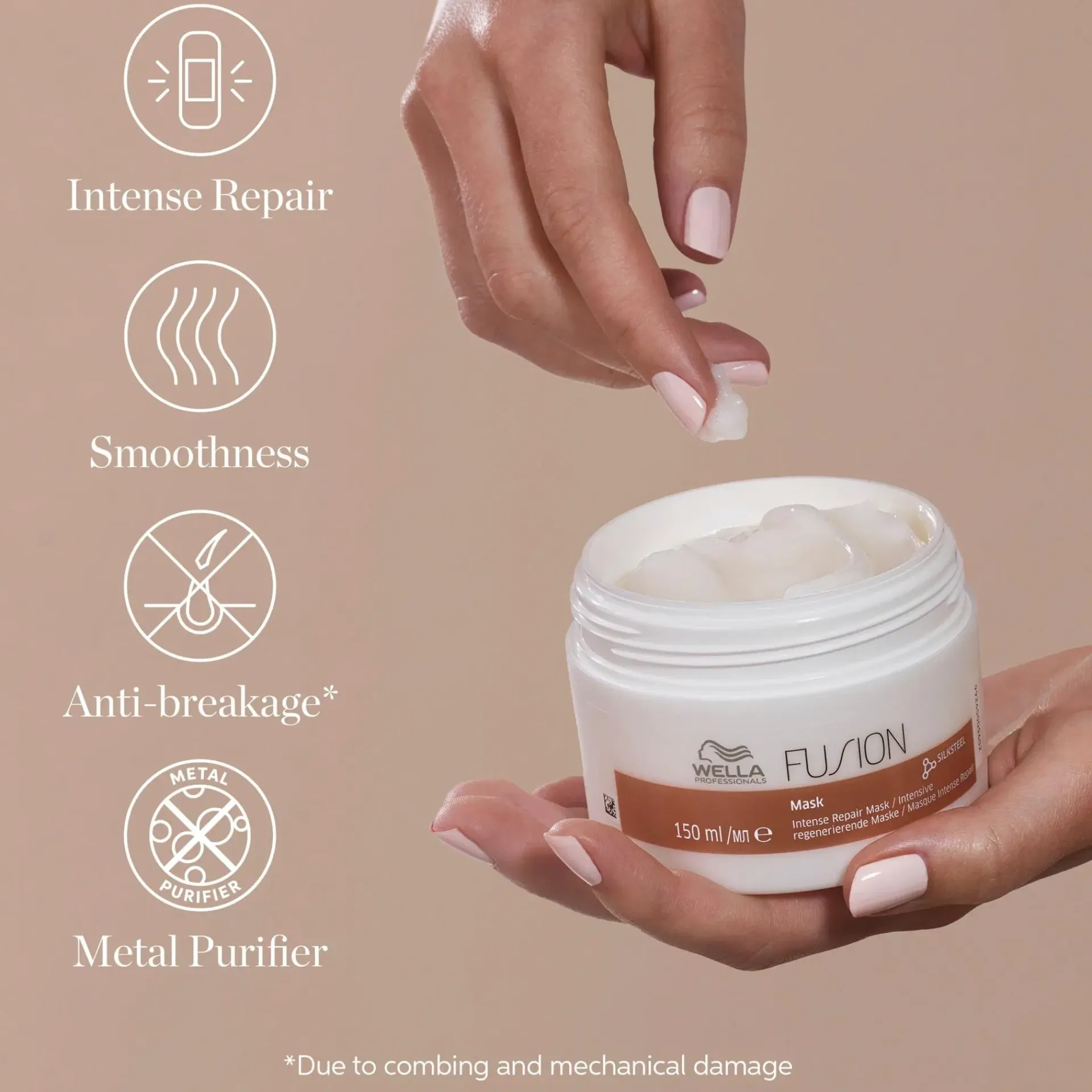 Wella Professionals Hiusnaamiot Ja -Tehohoidot|Hiustenhoito<Fusion Intense Repair Mask 150 ml