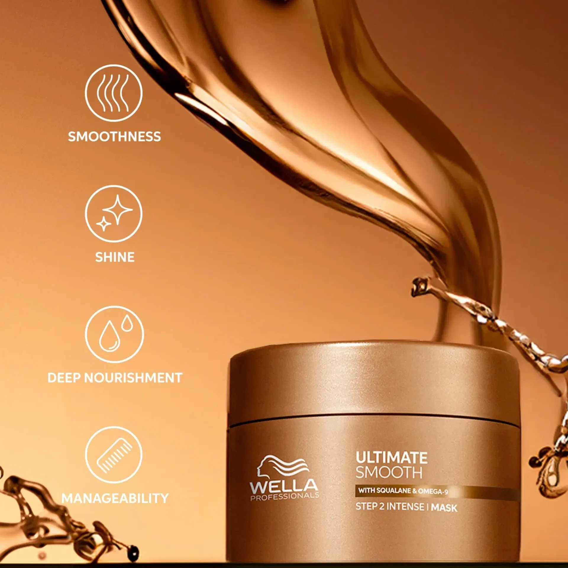 Wella Professionals Hiusnaamiot Ja -Tehohoidot|Hiustenhoito<Ultimate Smooth Mask hiusnaamio 150ml