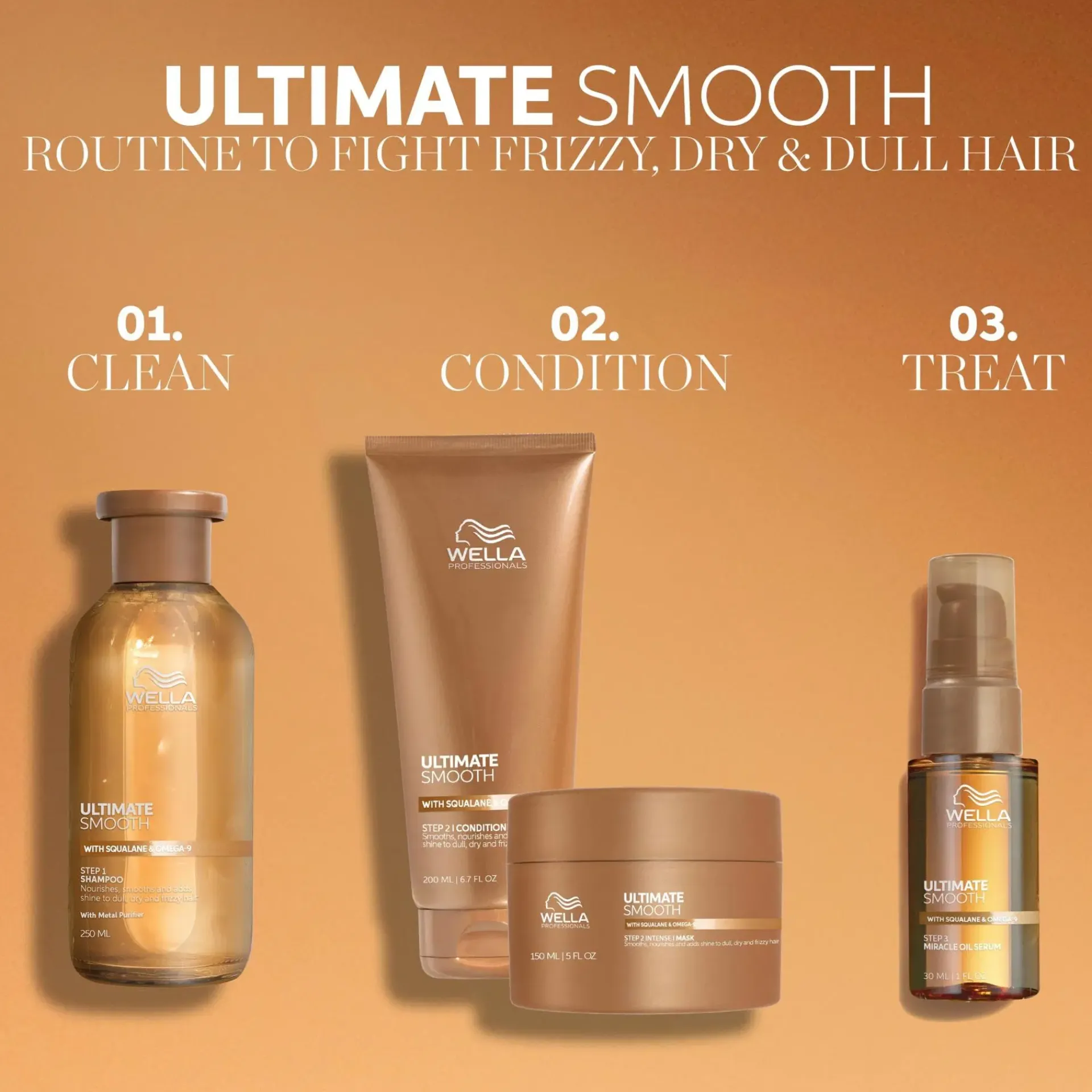 Wella Professionals Hiusnaamiot Ja -Tehohoidot|Hiustenhoito<Ultimate Smooth Mask hiusnaamio 150ml