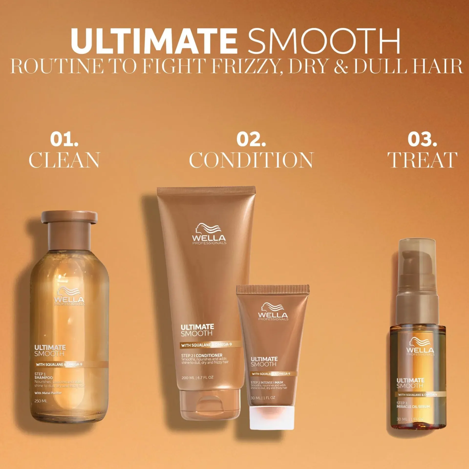 Wella Professionals Matkakokoiset Tuotteet|Hiusnaamiot Ja -Tehohoidot<Ultimate Smooth Mask hiusnaamio 30ml
