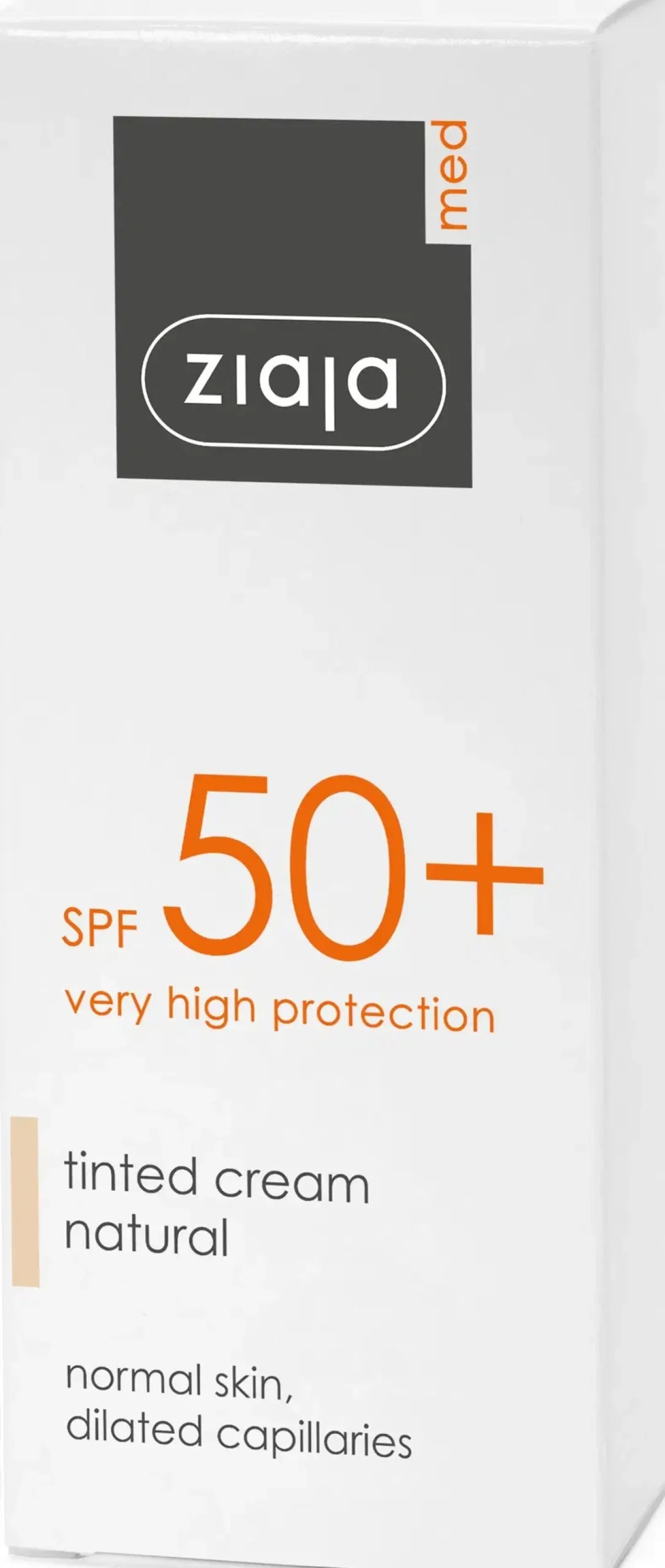 Ziaja Aurinkotuotteet<Med SPF 50+ sävytetty aurinkovoide kasvoille 50 ml